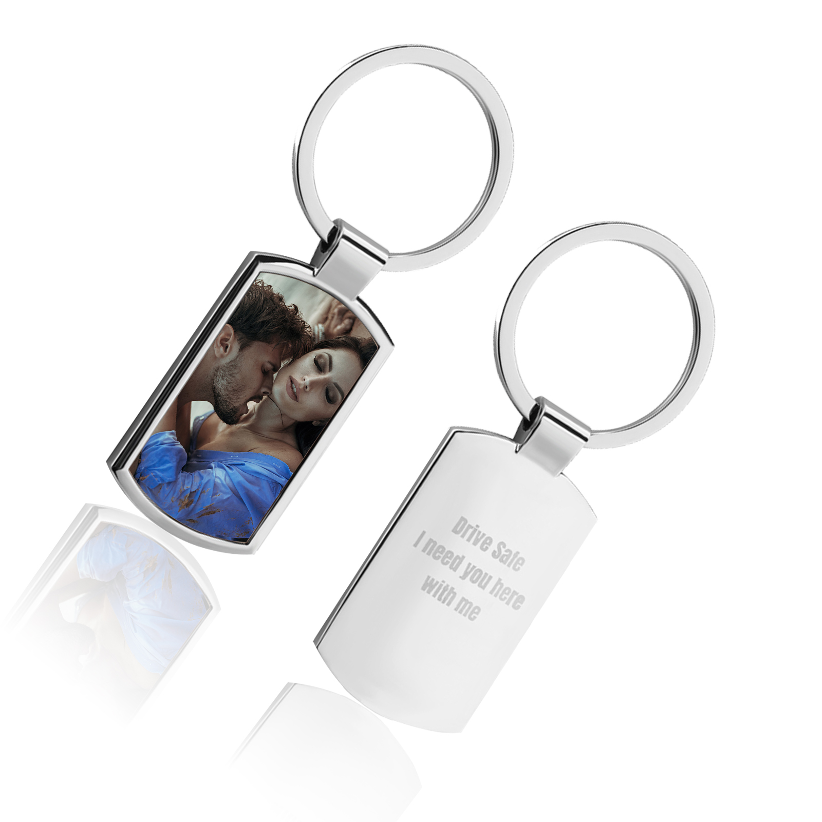 Amazon.com: YESTIME Custom Keychain With Picture - Personalized