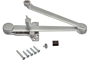 LCN 4040XP 689 Aluminum Hollow Metal Hold-CUSH Arm w/ Positive Stop, 90 Deg Hold-Open