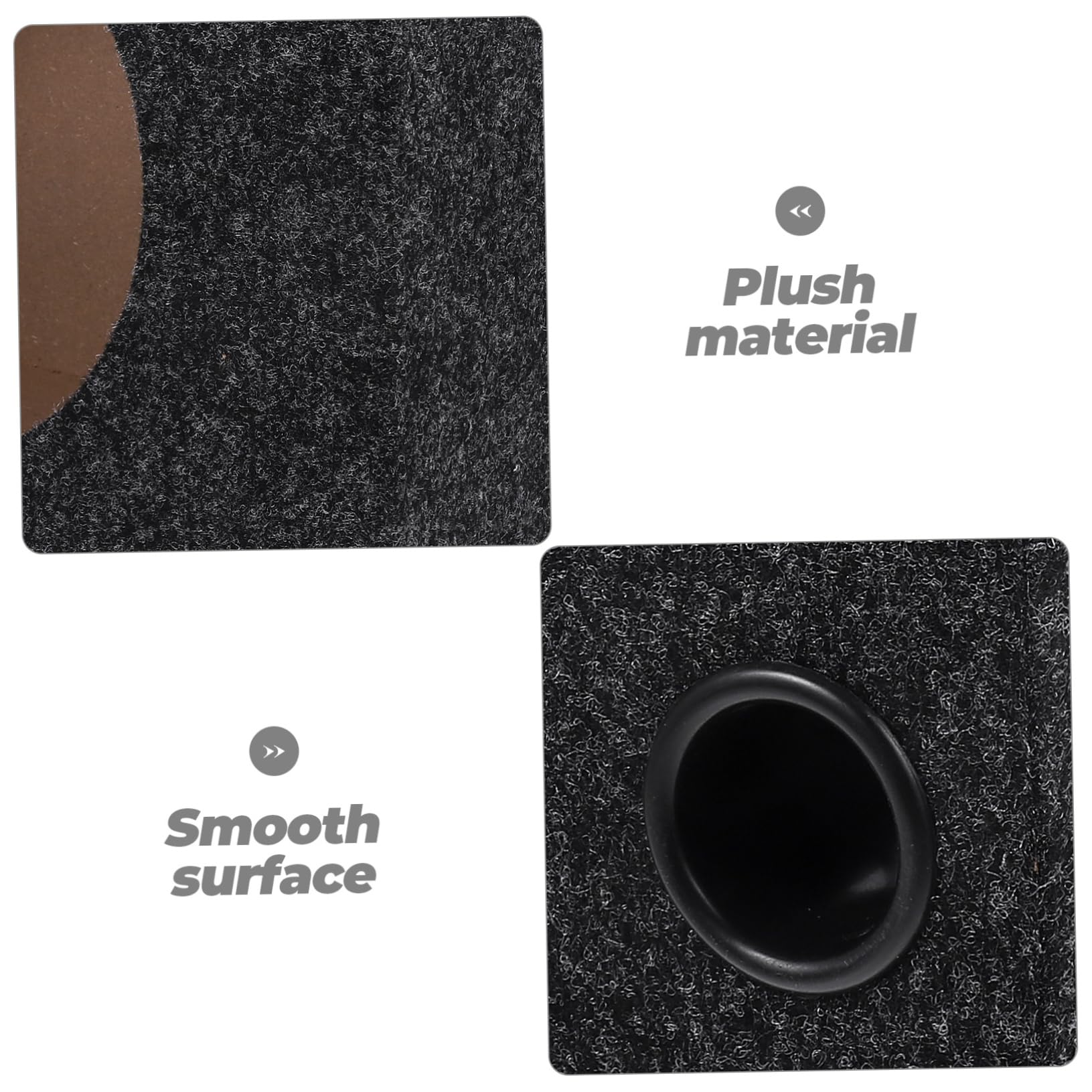 Ciieeo Box Subwoofer per Auto Moquette 8 Pollici, Cassa Vuota per Subwoofer Compatibile Vari Modelli, Accessorio Audio Fai da Te per Migliorare Bassi e Prestazioni Impianto Car Audio