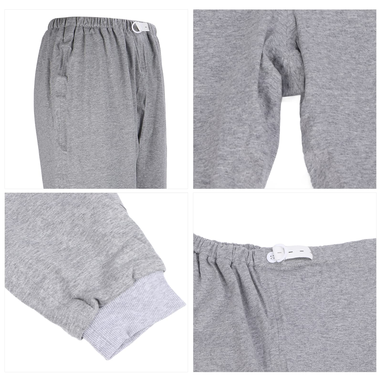Pannolini per Adulti Anziani, Pantaloni per Pannolini Riutilizzabili Contro L'incontinenza per Adulti, Pantaloni per Incontinenza Urinaria, per Uomini e Donne, Regolabili, Lavabili(L)