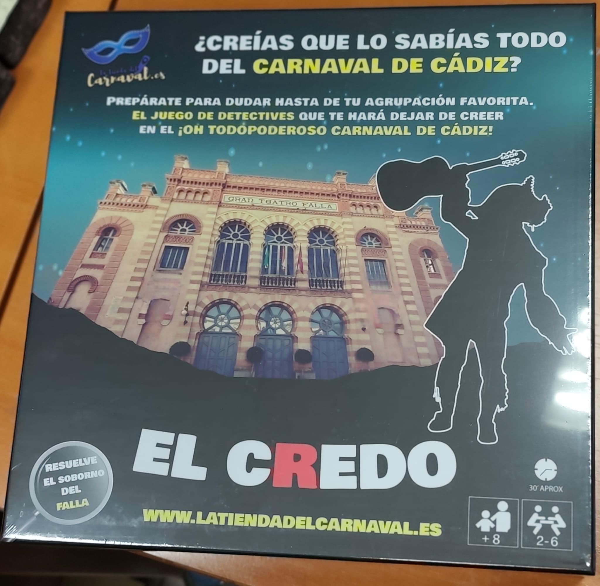 Juego de Mesa «El Credo» – Misterio y Sobornos Carnavalescos de Cádiz | Diversión para 2-6 Jugadores, +8 Años