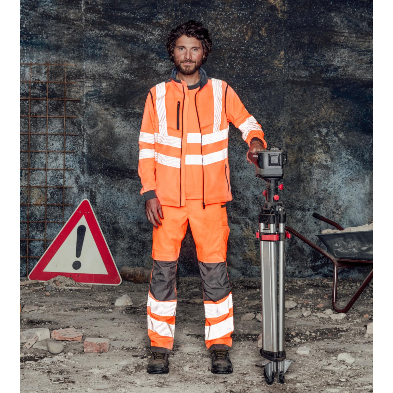 WÜRTH MODYF Warnschutz Arbeitsweste Neon – reflektierende Warnweste für schlechte Sichtverhältnisse in den Größen XS - 6XL – hochwertig & funktionell