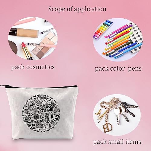 Miniatura 7 de MNIGIU Chill Bolsa de Cosméticos Chill Broadway Regalo musical Chill Fans Regalo, Sé más cosmético