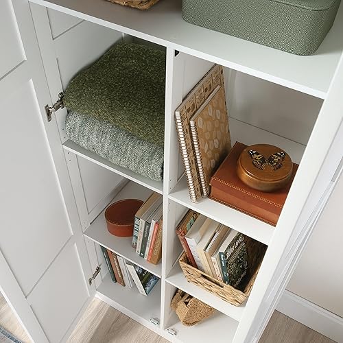 Miniatura 5 de Gabinete de almacenamiento Sauder Select/Gabinetes de despensa, acabado blanco Blanco suave,Acabado en sicomoro plateado,Cinnamon Cherry,Highland