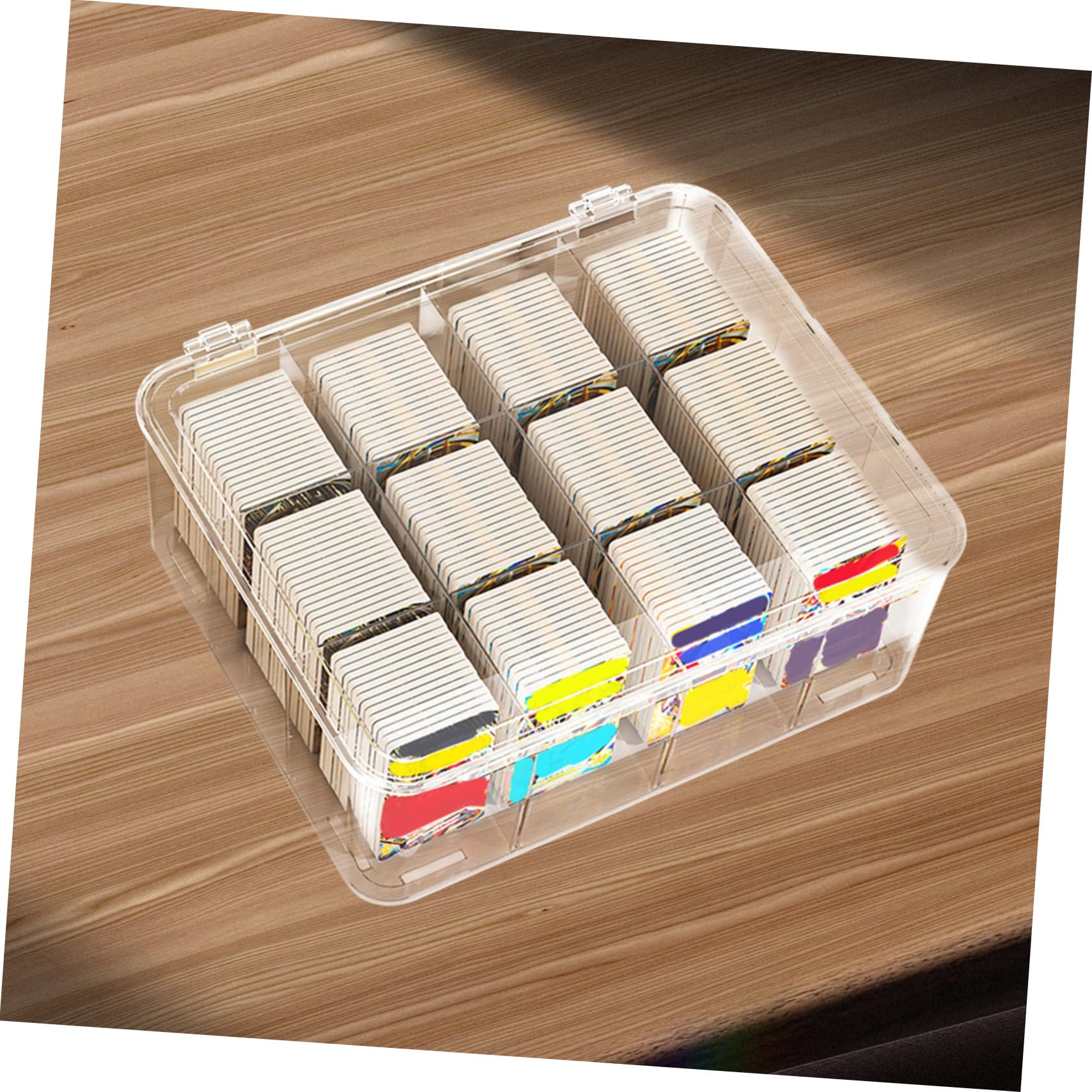 Levemolo Scatola Porta Biglietti Da Visita Contenitore Per Carte in Materiale Robusto Adatto Per Ufficio e Viaggi Design Semplice e Capacità