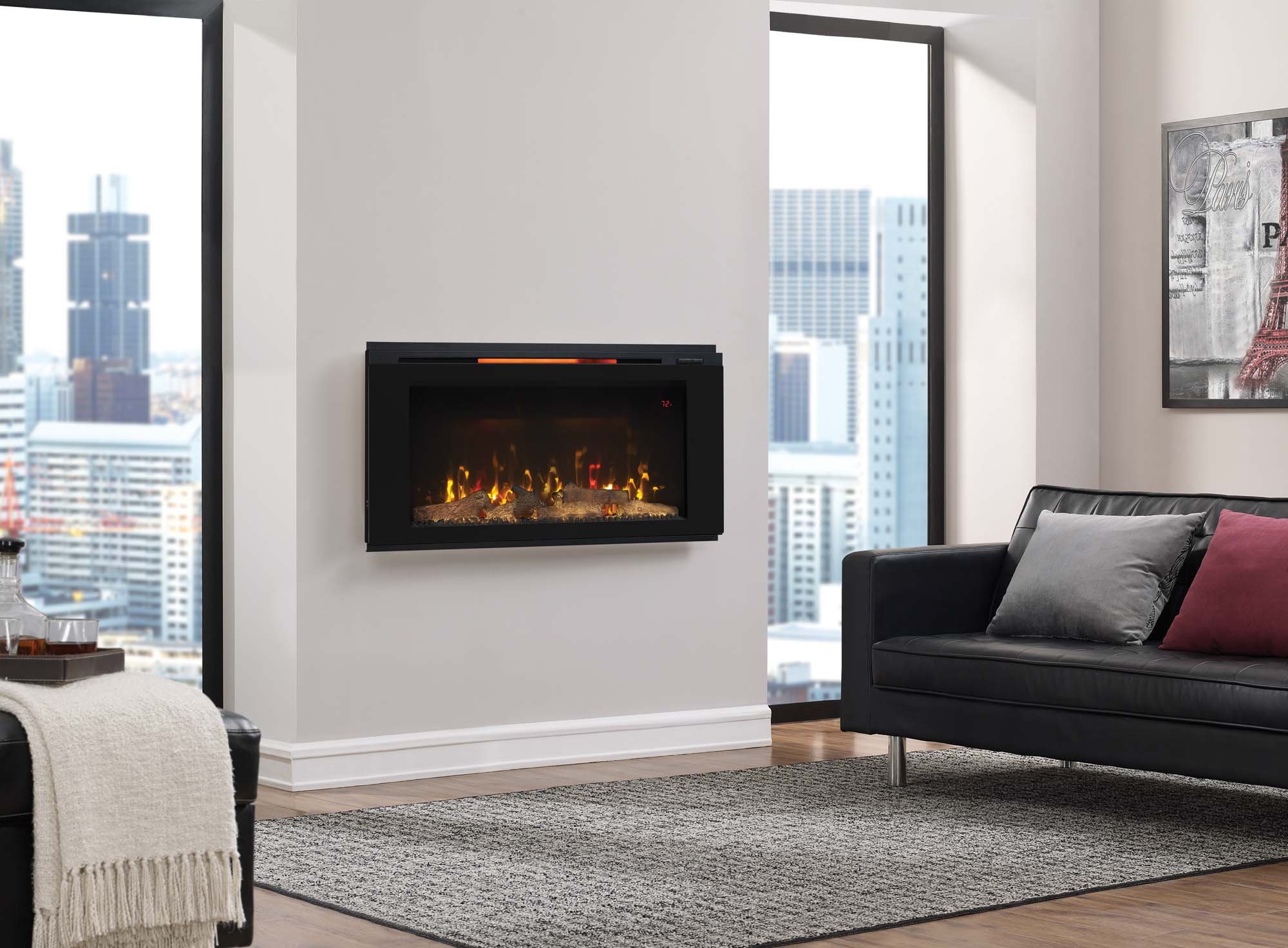 Amazon.com: ClassicFlame: Wall Mounted Fireplaces