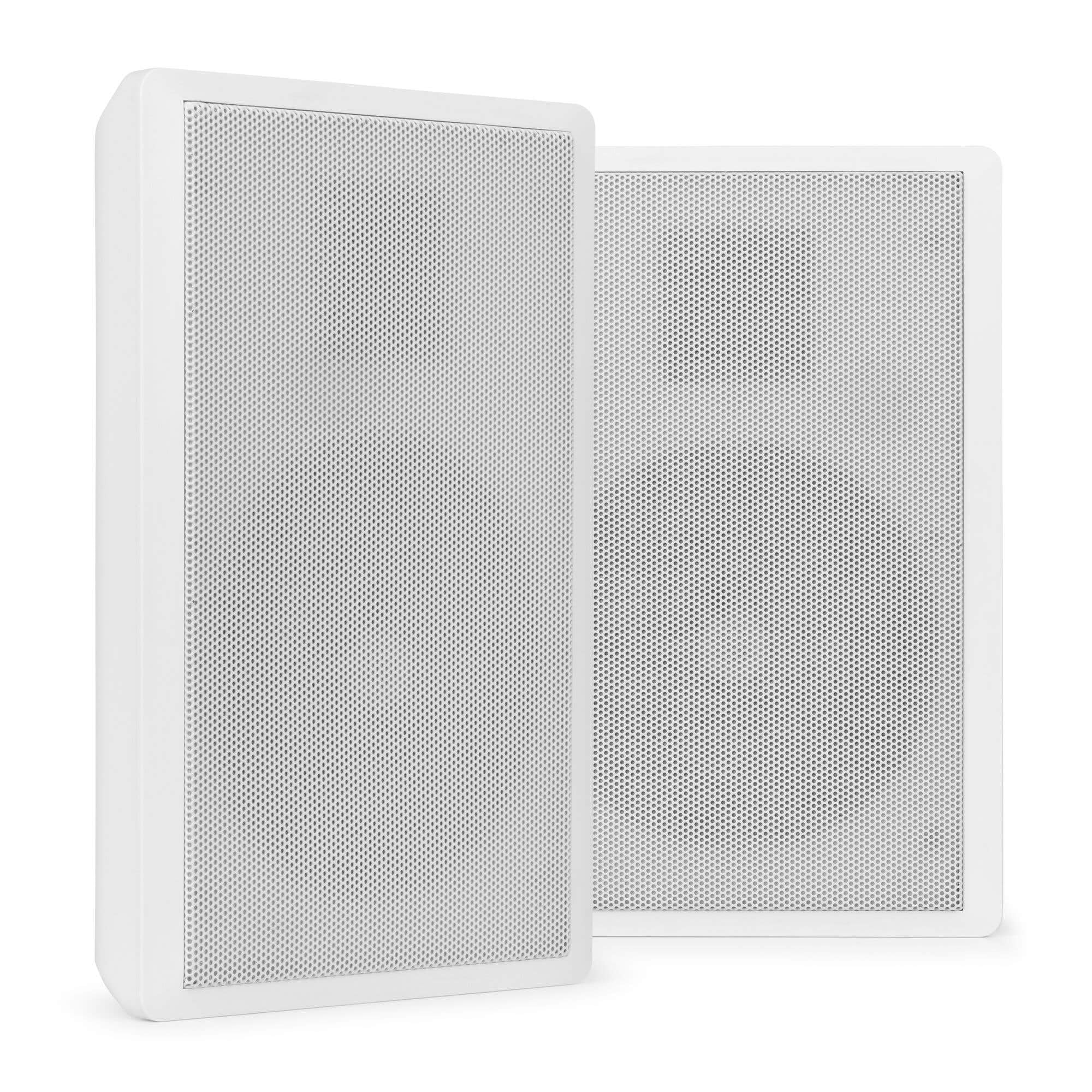 Power Dynamics PD WSF30W - Altavoces Planos de Pared de 5.25 Pulgadas, 100 V, Sistema de Altavoces Delgados en la Pared para Sistemas de Audio Comercial/PA, Blanco, Juego de Altavoces ABS, diseño de