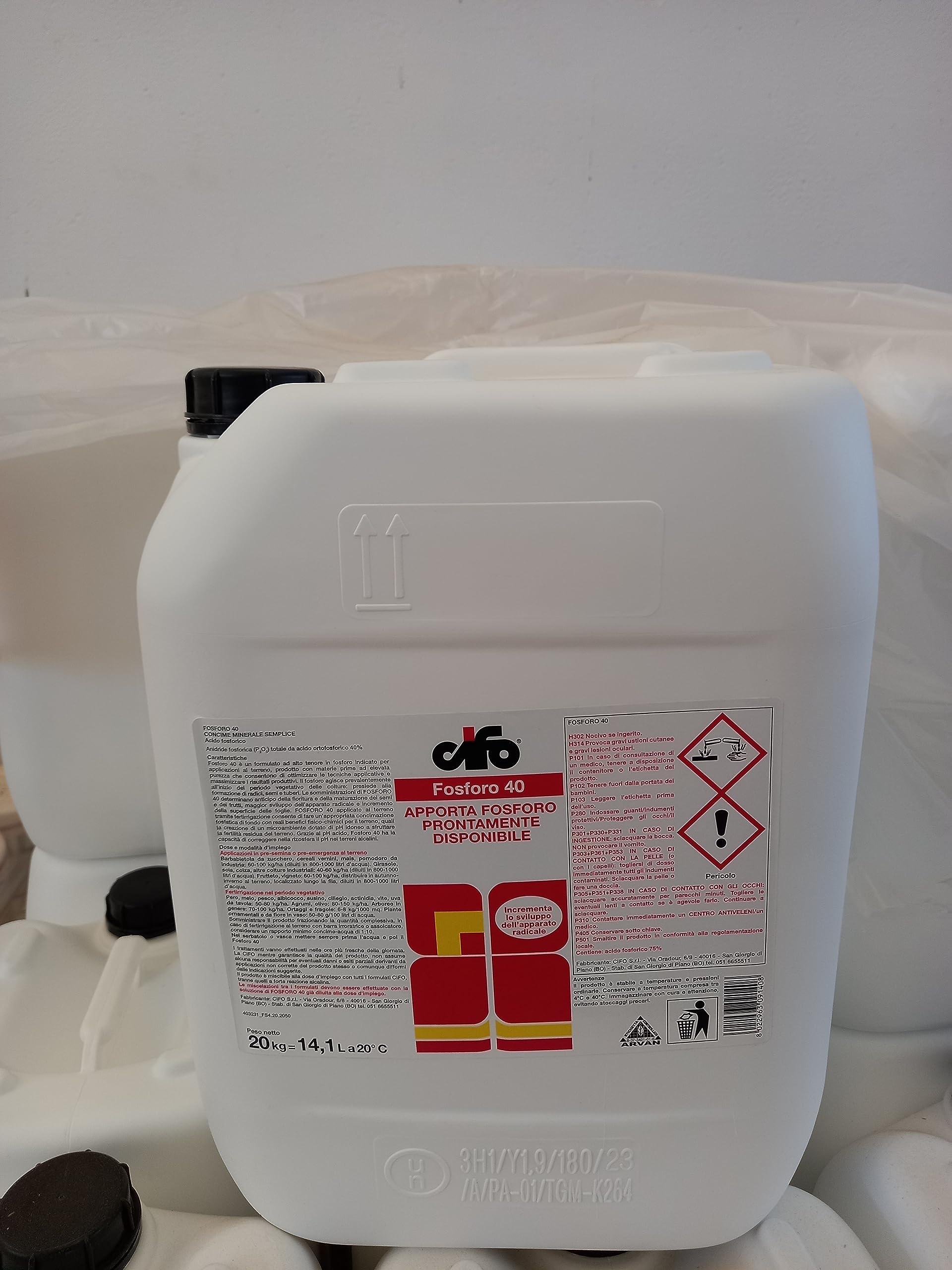 Fosforo 40 - Cifo - Apporta fosforo prontamente disponibile - Conf. 20 Kg=14,1 Lt