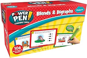 Teacher Created Resources Power Pen Learning Cards: Blends and Digraphs