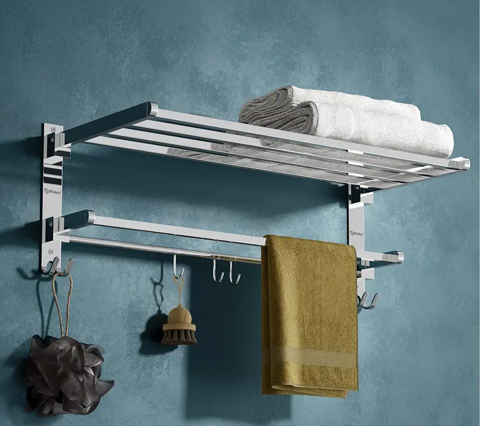 GRIVAN Stainless Steel Folding Towel Racks