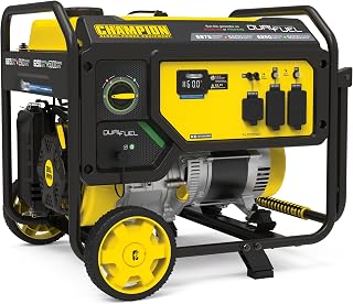 Champion Power Equipment 6875-Watt Dual Fuel Portable Generator, CO Shield
