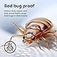 HOSPITOLOGY PRODUCTS Mattress Encasement - Zippered Bed Bug Dust Mite Proof Hypoallergenic - Sleep Defense System - Queen - Waterproof - Stretchable - Ultra Low Profile 6" Depth - 60" W x 80" L
