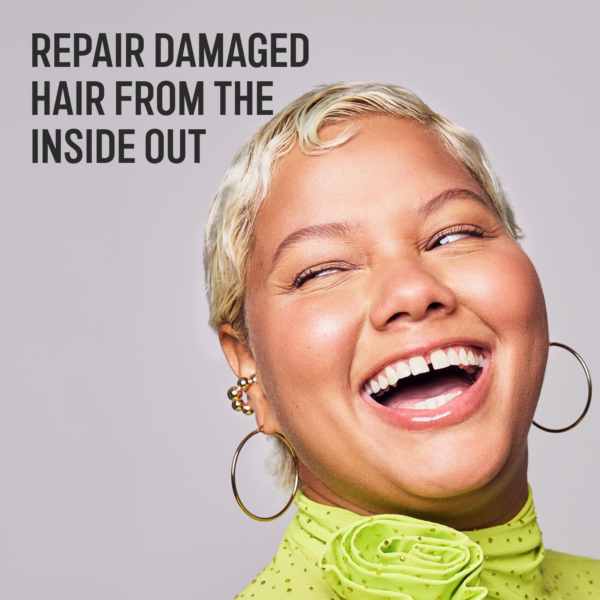 Hairstory Bond Serum, Damage Repair Leave In Treatment, Minimize Breakage & Hair Loss, Nourish & Moisturize Strands, Protects from Heat - Image 3
