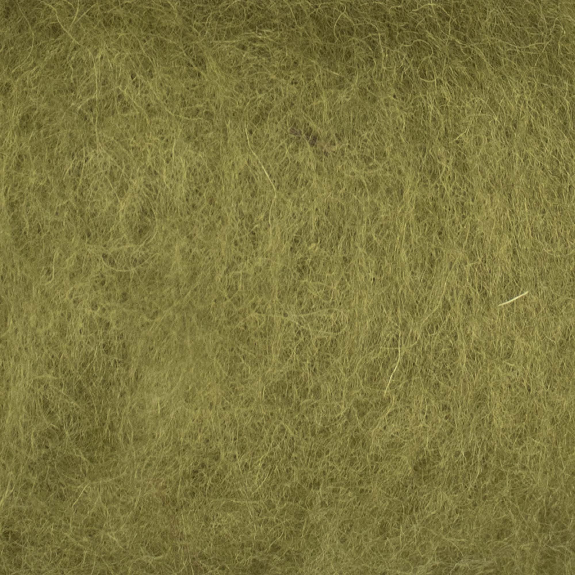 Needle Felting Wool 100g - Carded Batt for Needle & Wet Felting, Core & Finish - Maori DHG - Olive - Image 2