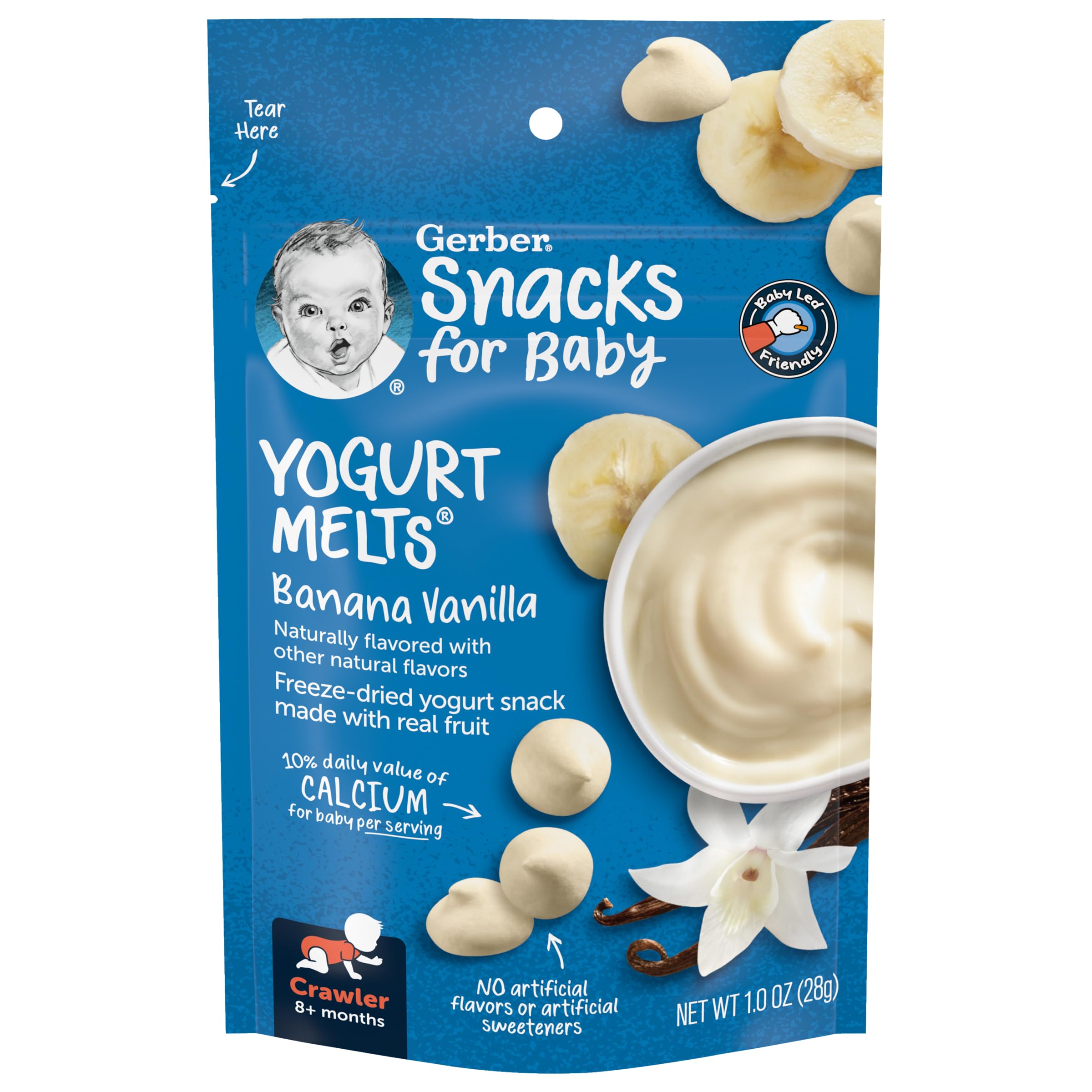 Gerber Snacks for Baby Yogurt Melts (Banana Vanilla)