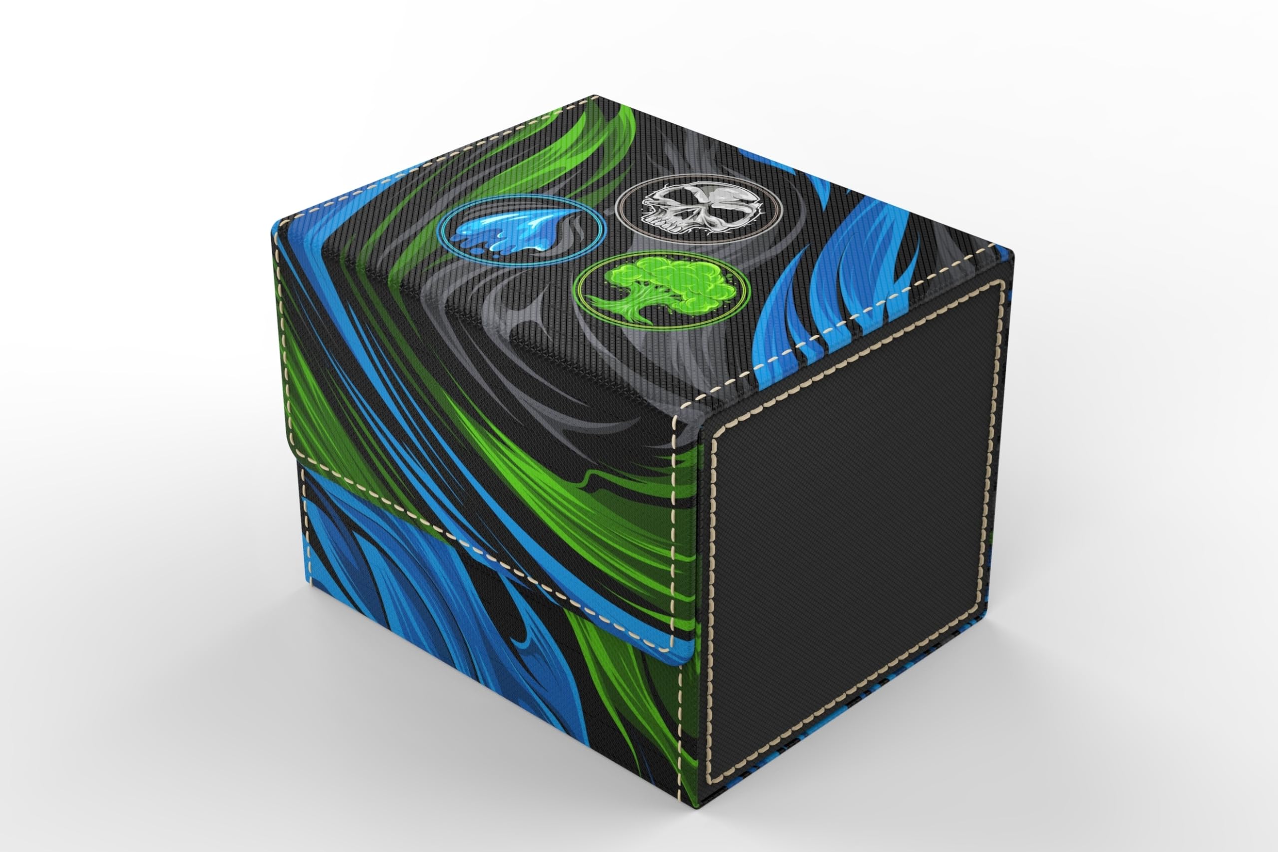 Ai Armor The Vault- TCG/MTG Color Combo Deck Boxes (Blue/Black/Green)