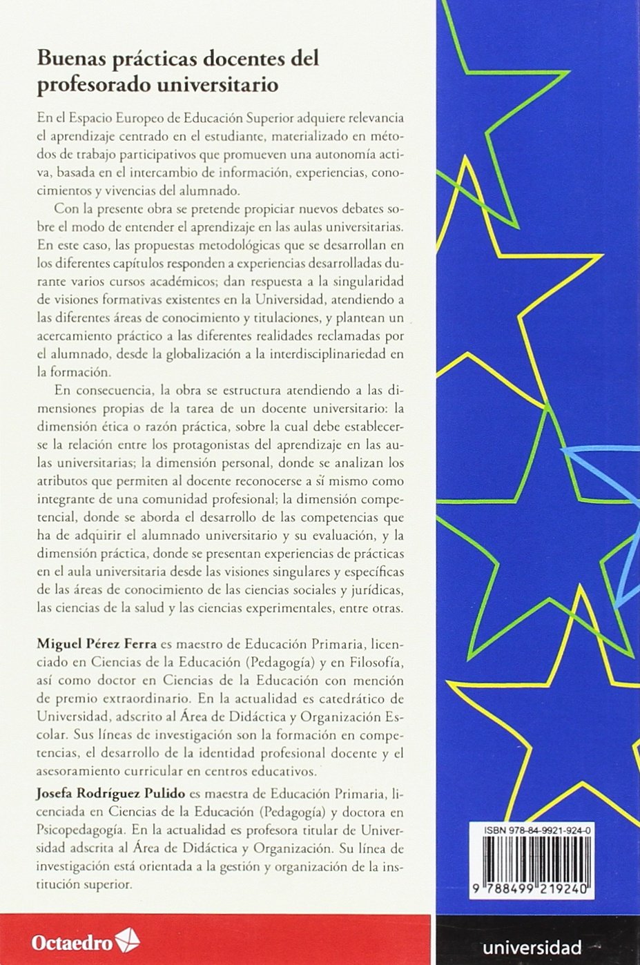 Buenas prácticas docentes del profesorado universitario (Universidad)