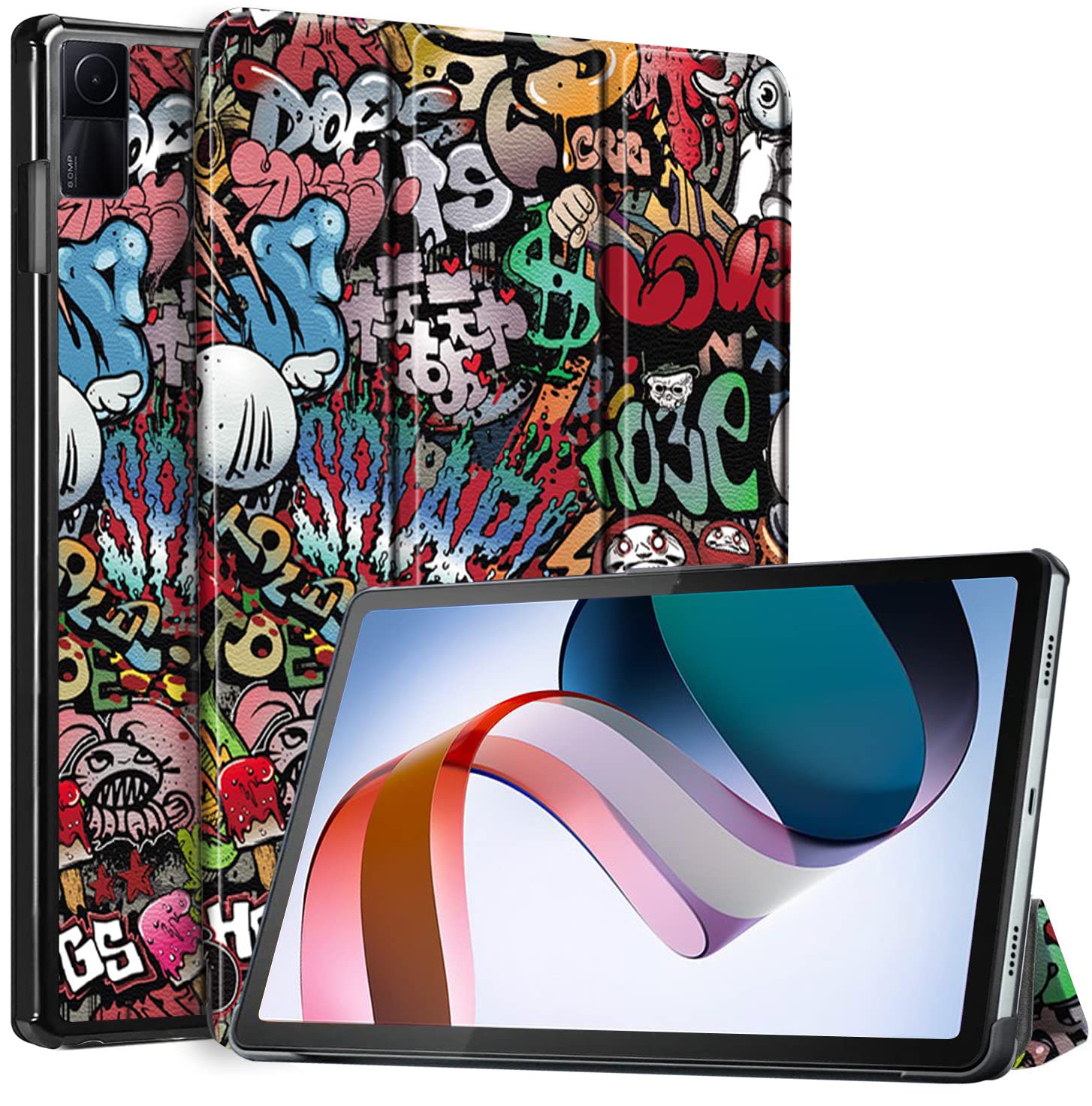 Robustrion for Redmi Pad Cover 10.61 inch Smart Flip Case Cover for Redmi Pad 10.61 inch [Auto Sleep Wake Support] - Hippy (B0BJK7LNFN) Amazon Price History, Amazon Price Tracker