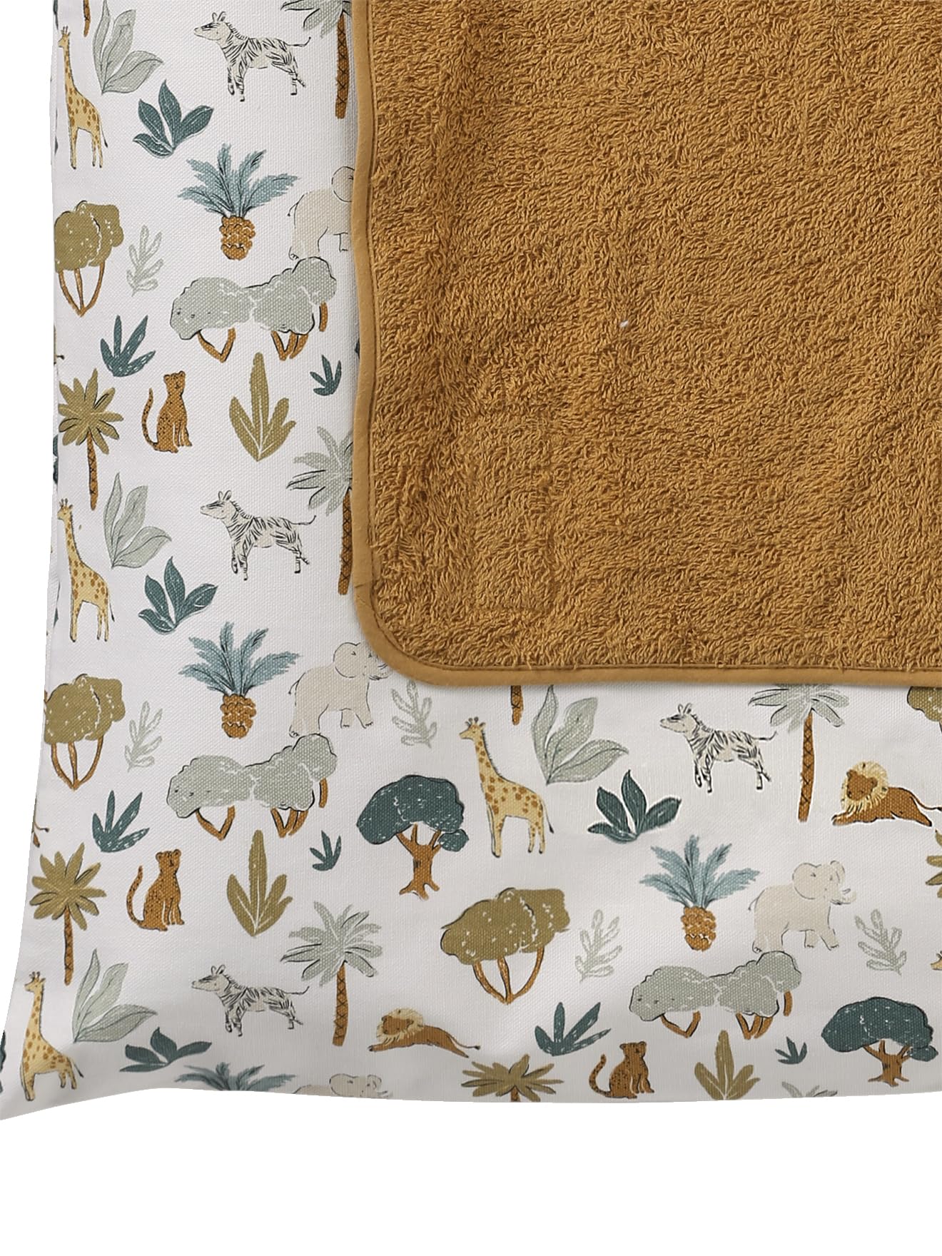 VERTBAUDET Matelas à langer et 2 tapis de change SAVANA multicolore 72X49