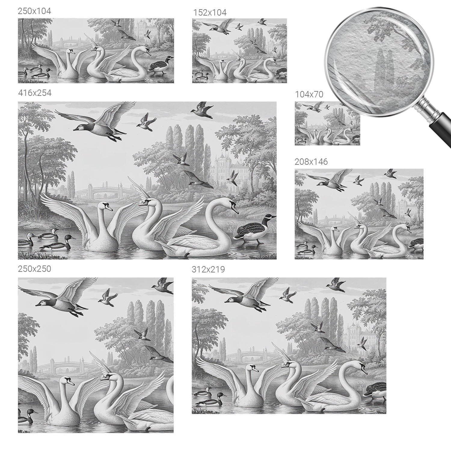 Mural Fotográfico Para Pared De Oficina 312x219 cm Paisaje clásico