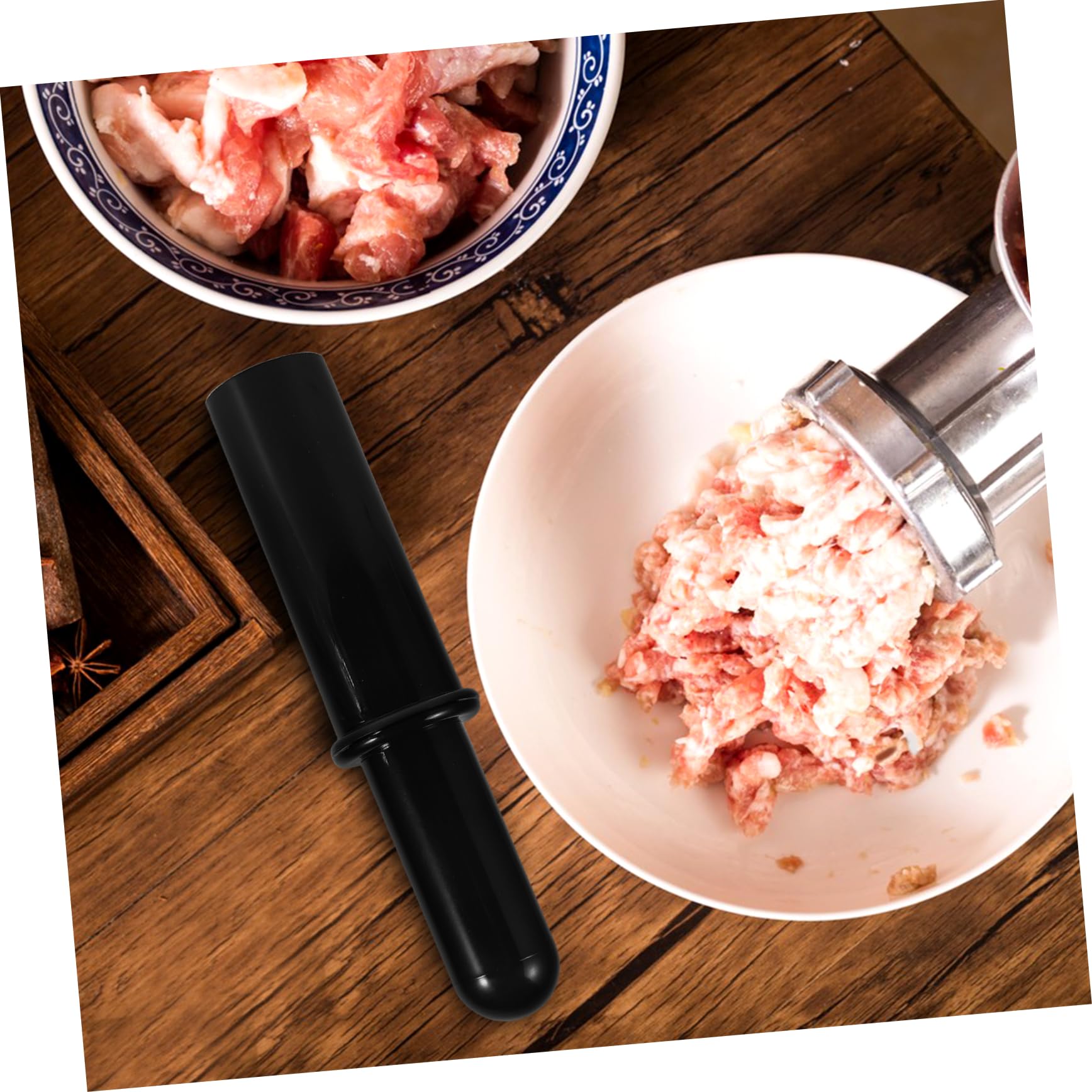Gatuida Asta Per Tritacarne Bastoncino Per Spingere Il Cibo Tritacarne Stantuffo Utensile Per Carne Pestello Insaccatrice Schiacciacarne Pressa Per Carne In Plastica