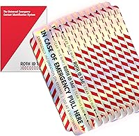 ROTH ID TAG Kit: Original Emergency Contact ID for Car Seats, Converts to Wristband - CPST & First Responder Approved