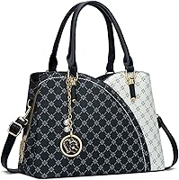 Vista 8 de KKXIU Monederos y bolsos de mano con triple compartimento para mujer, bolso de mano con asa superior 5-verde