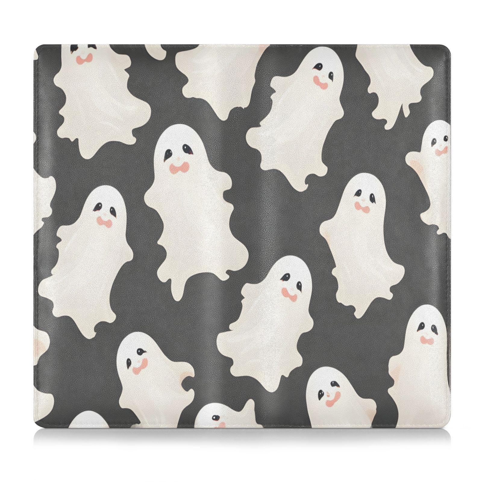 CEBUGI Cute Ghost Car Registration and Insurance Holder Glove Box Organizers Wallet Case for Documents Organizer,4.92