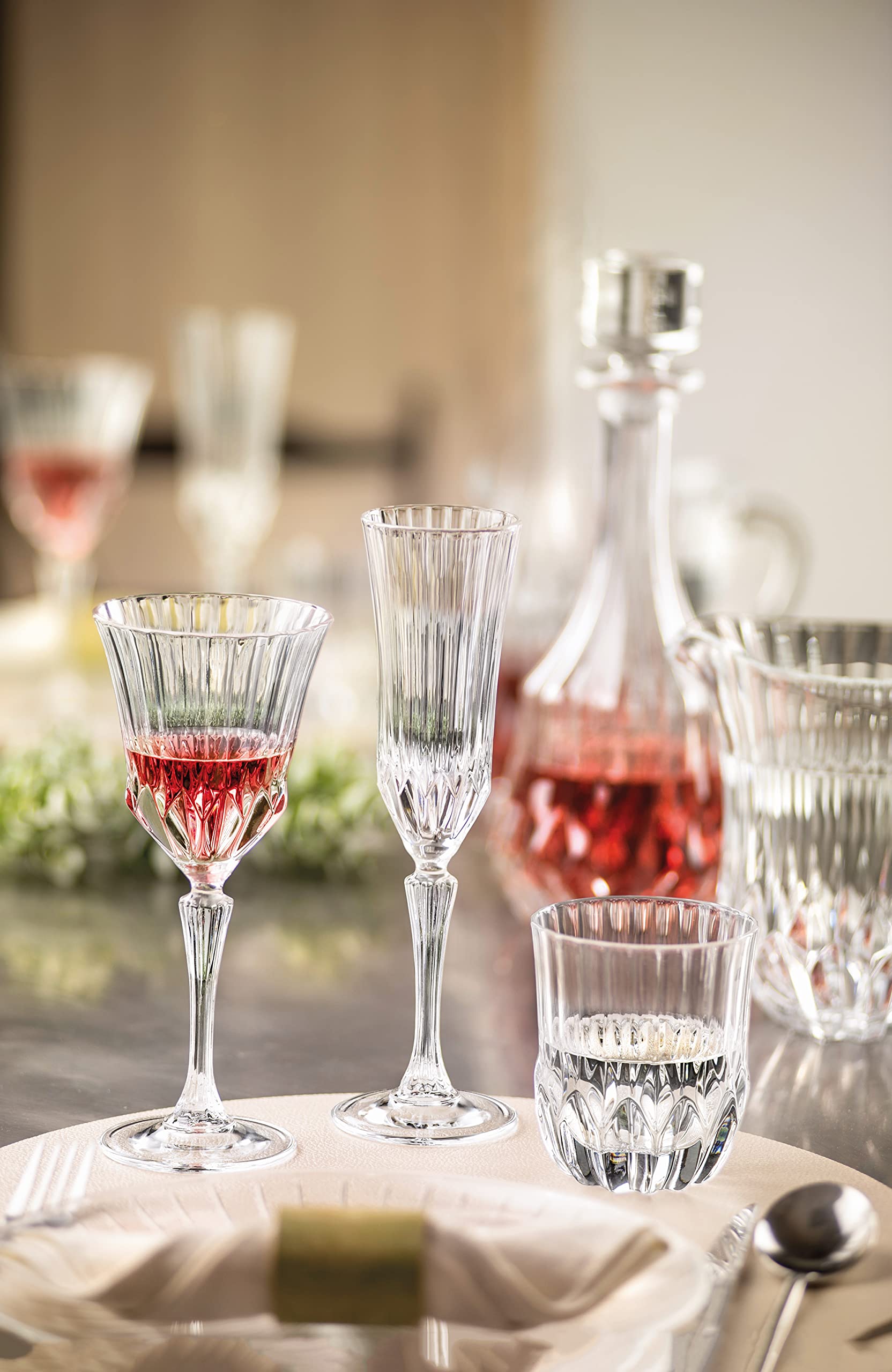 Barski Europäische Kristall-Highball-Gläser – spülmaschinenfeste Gläser für Wasser, Saft, Wein, Bier und Cocktails – geeignet für den täglichen Gebrauch und besondere Anlässe, ideales Geschenk, Set