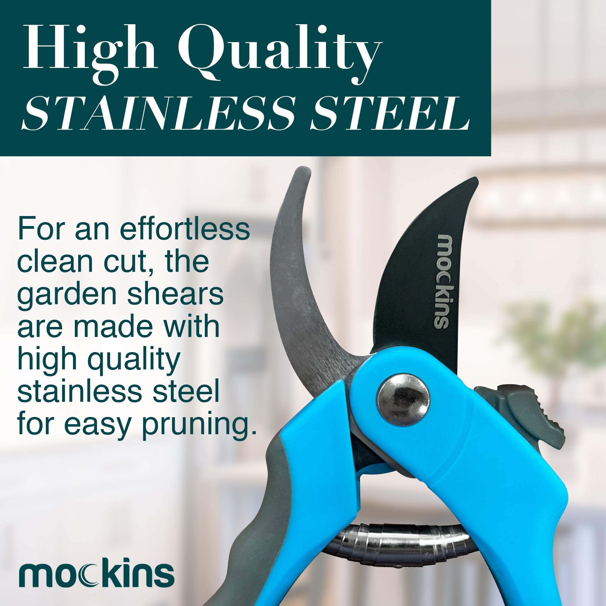 mockins professional heavy duty garden pruning shears