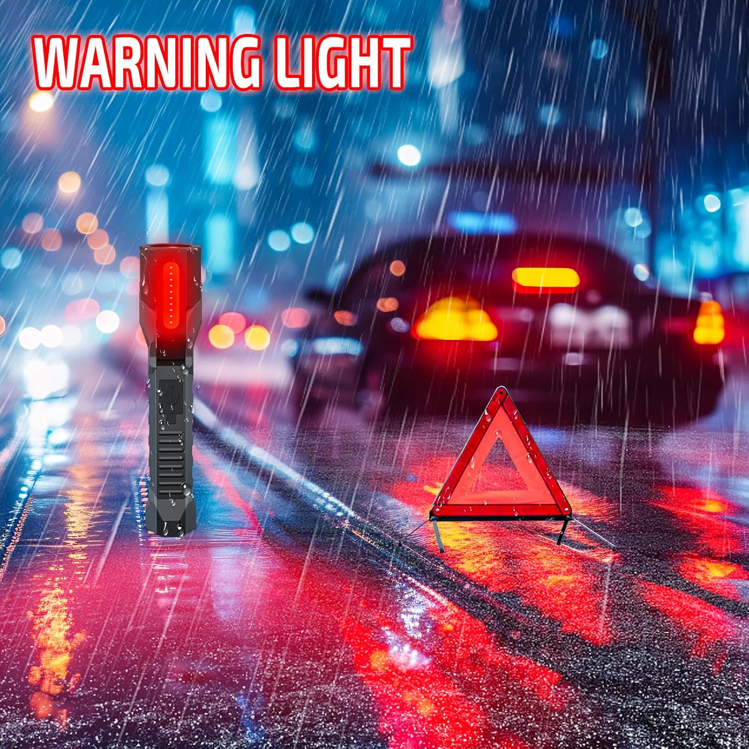 Rechargeable LED Work Light, 1200 Lumens Work Light with 160° Swivel Head, Magnetic Base & Hook, Magnetic Work Lights with 6 Lighting Modes for Car Repairs, Emergencies, and Power Outages(Grey)