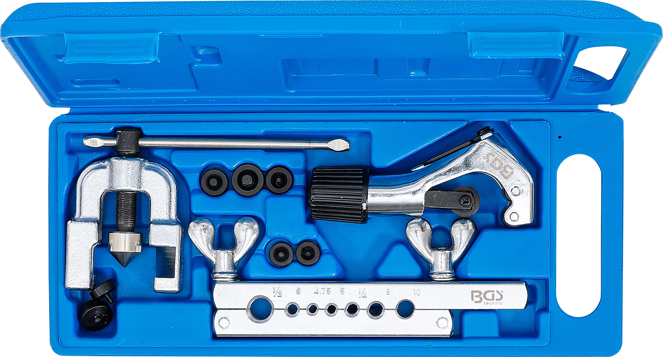 BGS 70221 | Utensile doppio per svasatura con tagliatubi | 10 pz.