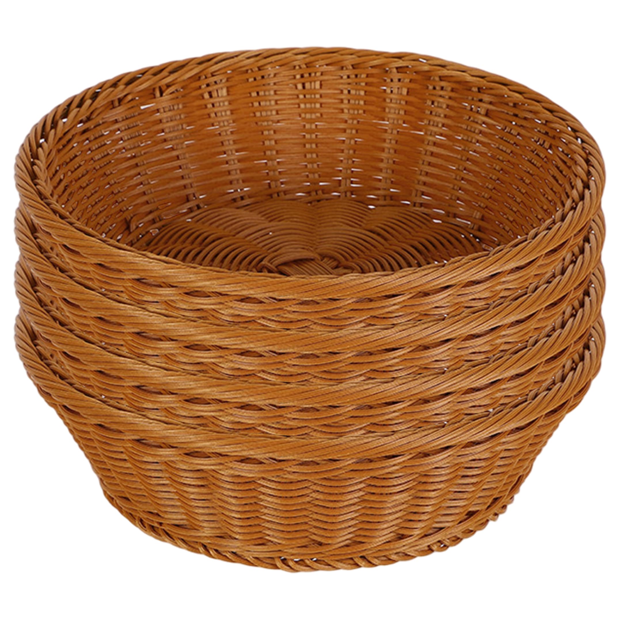 Corbeille à pain marron 10 pouces avec paniers de rangement tissés fruits et collations