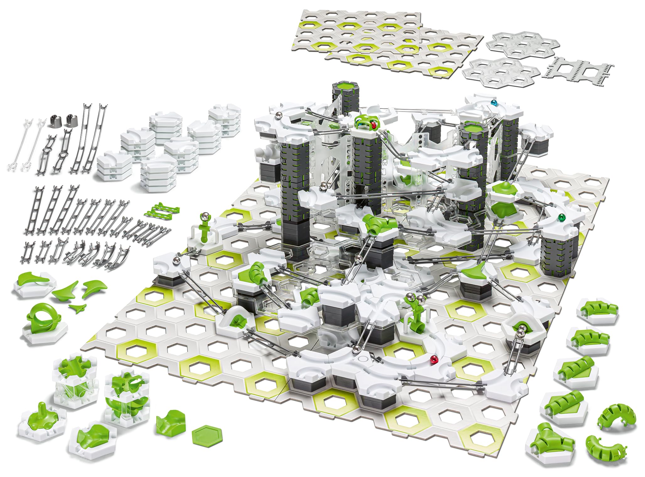Ravensburger GraviTrax PRO Starter-Set Giant- Erweiterbare Kugelbahn für Kinder, Interaktive Murmelbahn, Lernspielzeug und Konstruktionsspielzeug ab 8 Jahren