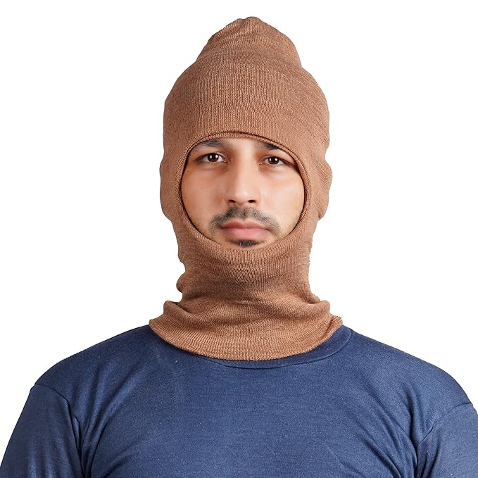 Buy CHACKO Men's Woolen Monkey Cap (Beige,Free Size) Pack of 1 at