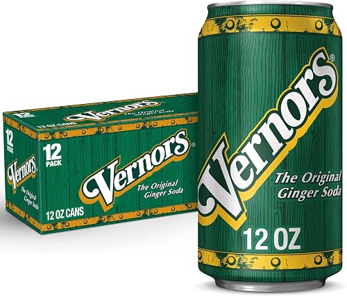 Vernors Ginger Soda, 12 fl oz cans, 12 pack