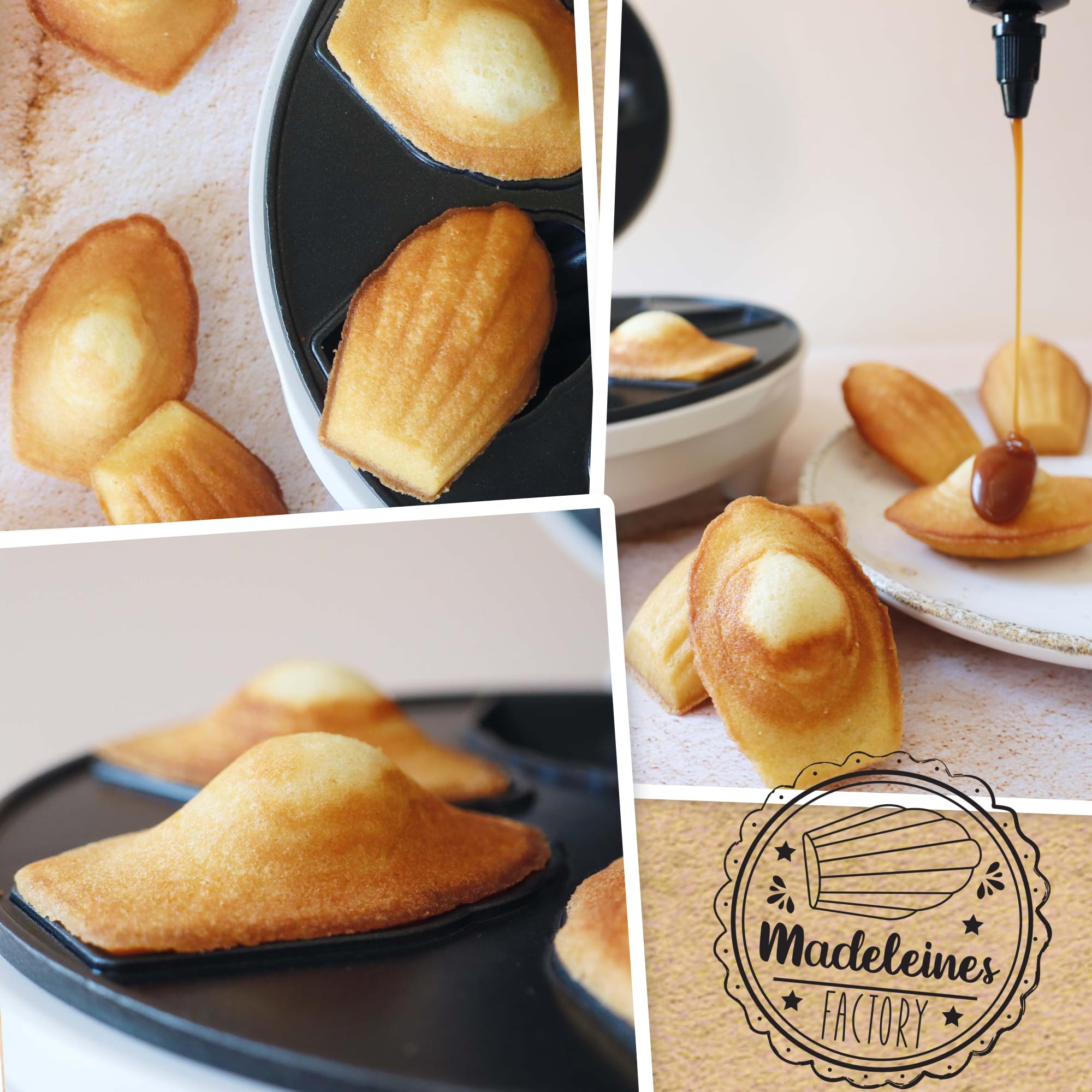 ScrapCooking - Madeleines Factory - Appareil pour Fabriquer ses Madeleine Maison - 3891, Blanc