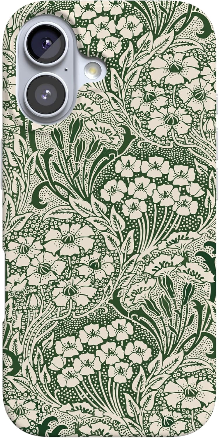 Casely iPhone 17 Case | Mystic Meadow | Green Gardens | Compatible with MagSafe | Classic Ultra Slim Design