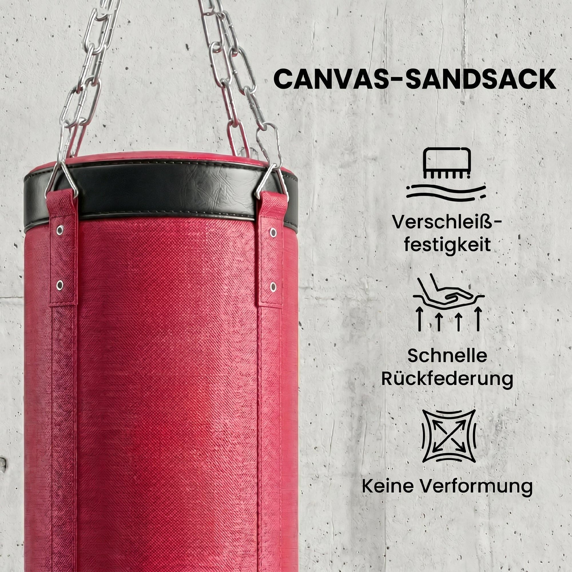SPORTNOW Boxsackständer 185-231cm Höhenverstellbar Freistehender Boxsackhalter mit Boxsack Dreiecksbasis Gewichtenhalter, Stahl Boxsackhalterung Boxsack Trainingsgerät für Heimtraining Fitnessstudio