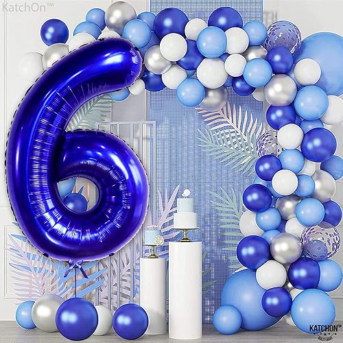 Miniatura 697 de KatchOn, Globo dorado gigante del número 8 de 40 pulgadas, globo dorado del número 8 para decoraciones de cumpleaños de 8 años para niñas