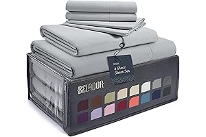 BELADOR | Twin XL Sheet Set | Silky Soft Luxury Bed Sheets...