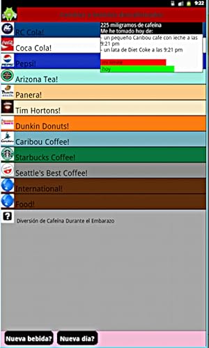 Caffeine Monitor for Pregnancy (in Spanish)