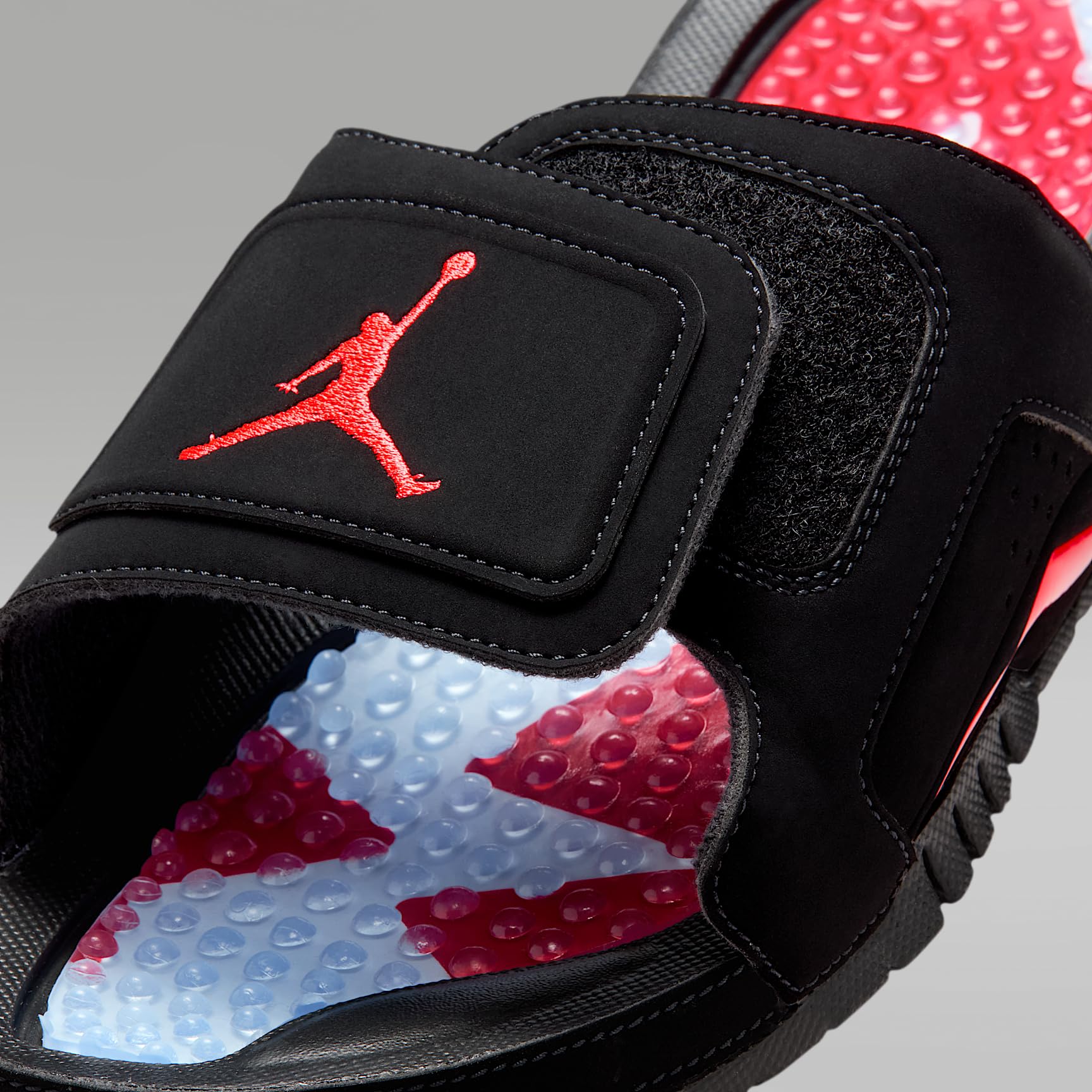 Nike Jordan Hydro VI Retro Slides (Black/Infrared 23)