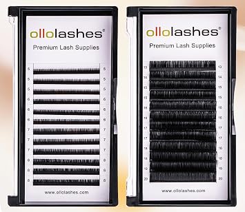 وصلات الرموش D Curl 0.07 Mix5-8mm + Mix13-20mm Super Matte Classic Lash Extensions مستلزمات احترافية لفنيي الرموش