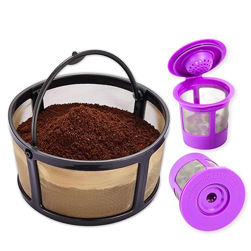 Reusable Mesh Ground Coffee Filter Carafe for Keurig K-Duo Essentials