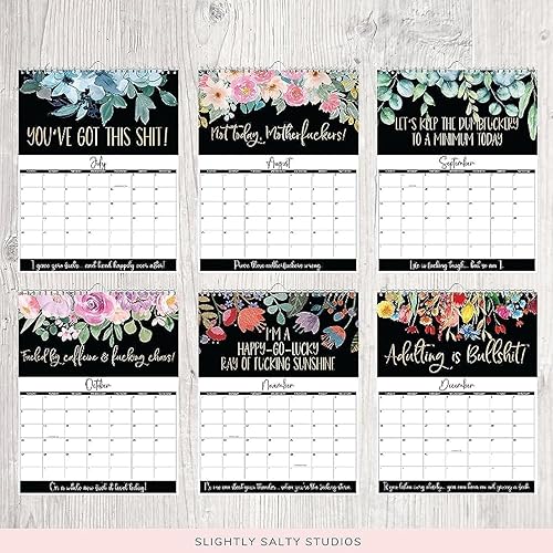 Miniatura 3 de Calendario de escritorio 2024 para mujeres cansadas  Calendario Sweary, divertido calendario mensual de escritorio, calendario de gran culo,
