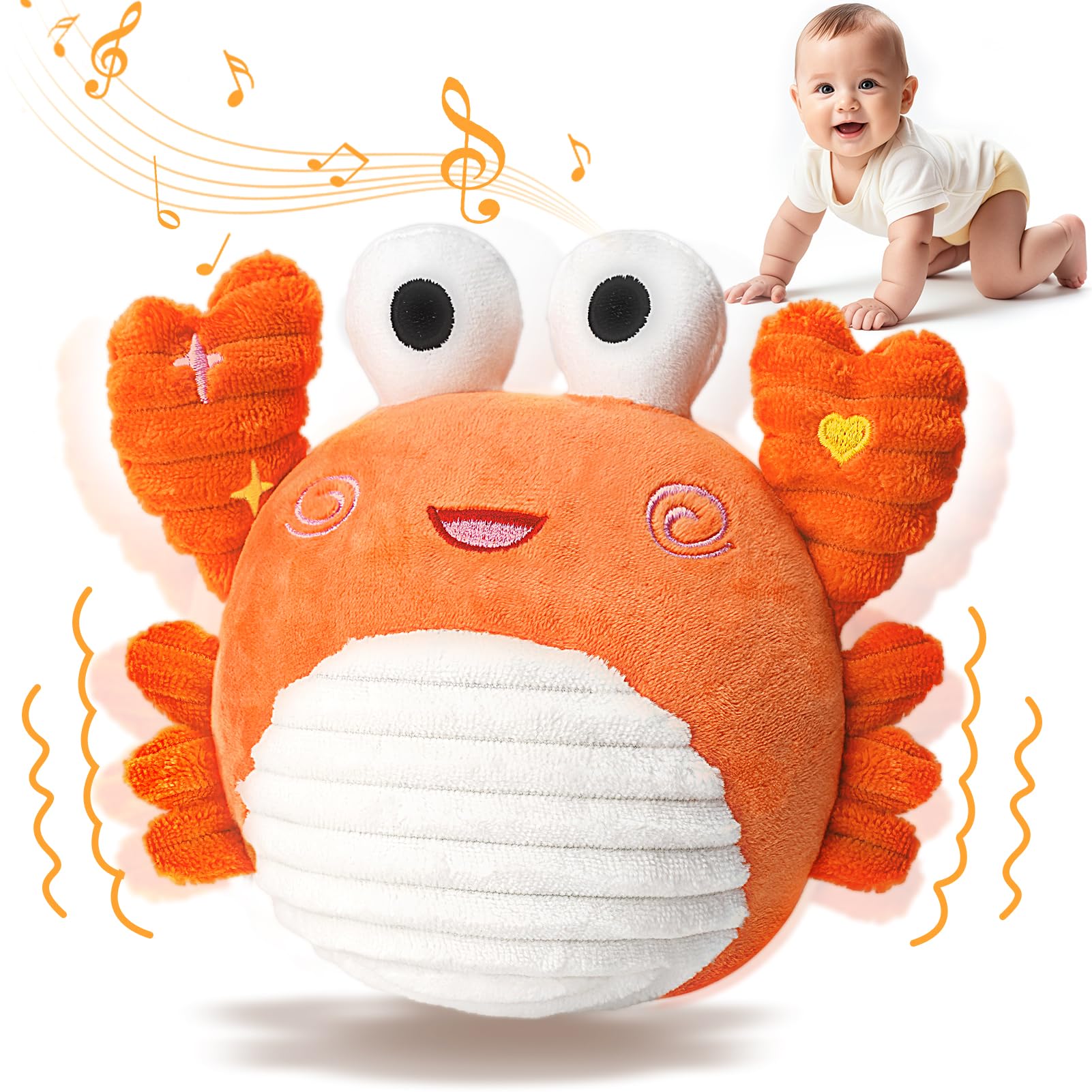 Jouet Bébé Enfant 1 2 3 4 ans - LED Musical Capteur Interactif Crabe Rampant - Cadeau Enfant Garçon Fille - Jeux - Jouets Jouet Bébé Enfant 1 2 3 4 ans - LED Musical Capteur Interactif Crabe Rampant - Cadeau Enfant Garçon Fille - Jeux - Jouets