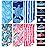 6 Pack Lightweight Thin Beach Towel Oversized 71x32 Big Extra Large Microfiber Sand Free Towels for Adult Quick Dry Travel Camping Beach Accessories Vacation Essential Gift Turtles Shell Stripe Leaf