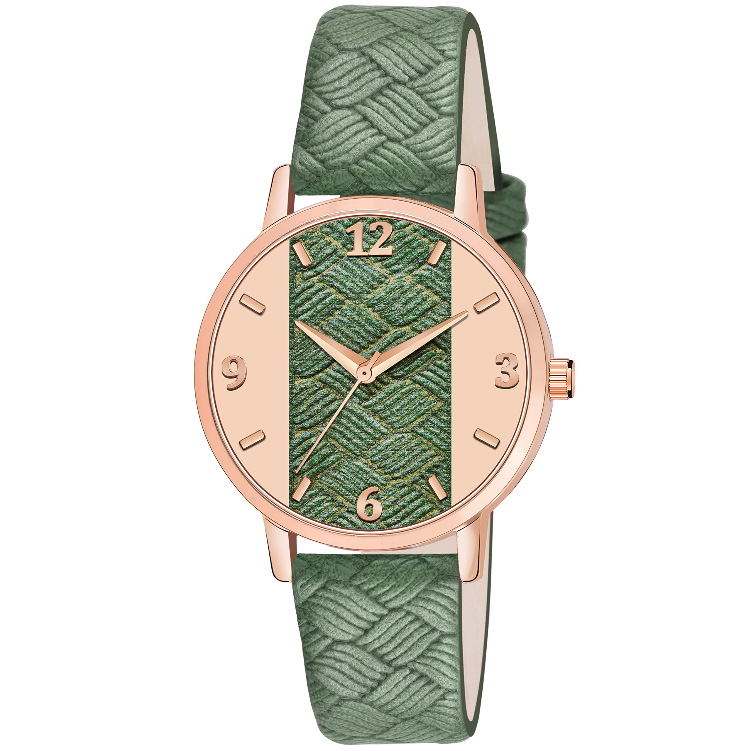 Shocknshop Leather Analouge Green Dial Analog Wrist Watch For Women And Girls (Green Dial, Green Coloured Strap) Mt398, Green Band (B0B9H2J5D9) Amazon Price History, Amazon Price Tracker