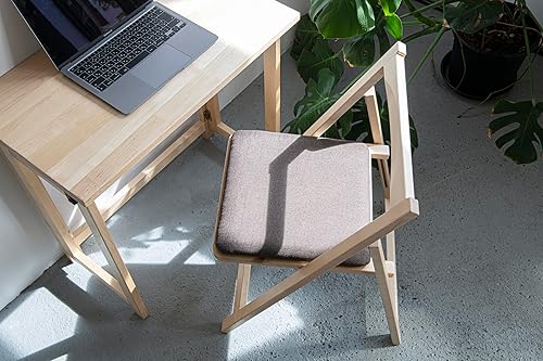 Miniatura 7 de Otake Sangyo SGC-MO1 Wooden Folding Chairs, Brown, Set of 2